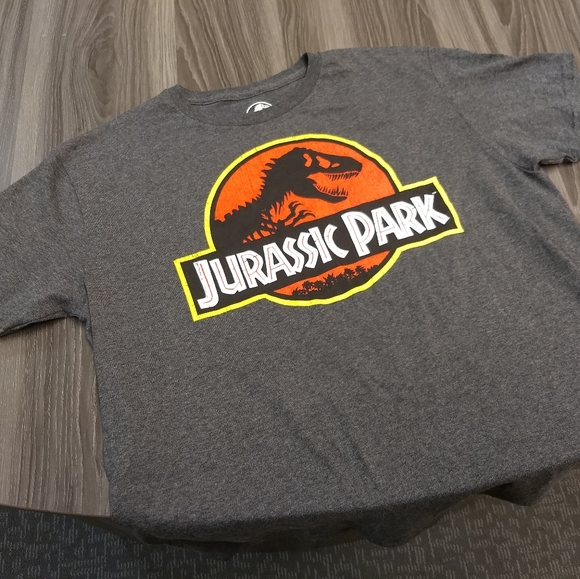 JURASSIC PARK T-SHIRT 👕 Movie Book Logo Dinosaurs - Picture 4 of 5